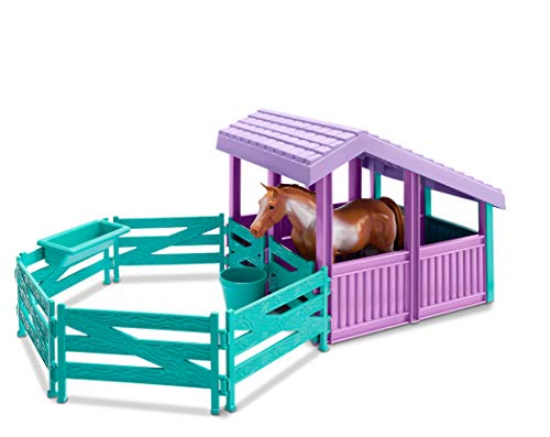 American Plastic Toys Doll Horse Stable, Made in USA Medium