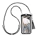 takyu Handytasche zum Umhängen, kleine Damen Crossbody Umhängetasche für Handy (L,Schwarz)