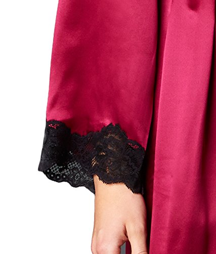Julianna Rae Women's Indulgence 100% Silk Robe, Cerise, Xxl #TOP2