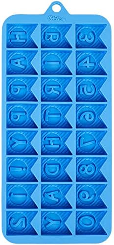 Molde de caramelo de silicona para banderines de feliz cumpleaños