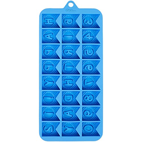 Molde de caramelo de silicona Happy Birthday Pennant miniatura 1