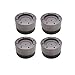 LINSOCLE 4 Pièces Patins Anti Vibration, Patin Anti Vibration Machine à Laver, Universel Pieds Stabilisateur Piédestal pour Machine à Laver et Réfrigérateur.