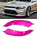 CHOUJIO Car Front Bumper Lip Splitter Cover Guard Protector Exterior Decor Accessories Compatible with Dodge Charger SRT Scat Pack 2015-2021, R/T 2019-2021, GT 2019-2022, Daytona 392 2018-2021, Pink