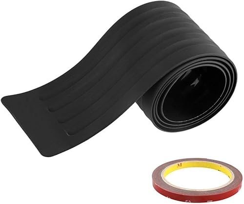 Car Rear Bumper Protector for AMG SL R232 SLC 43 CLA Class CLA180 AMG, Rubber Bumper Protector Trunk Door Sill Edge Protector Strip Anti Scratch Trim Cover,90cm*8cm