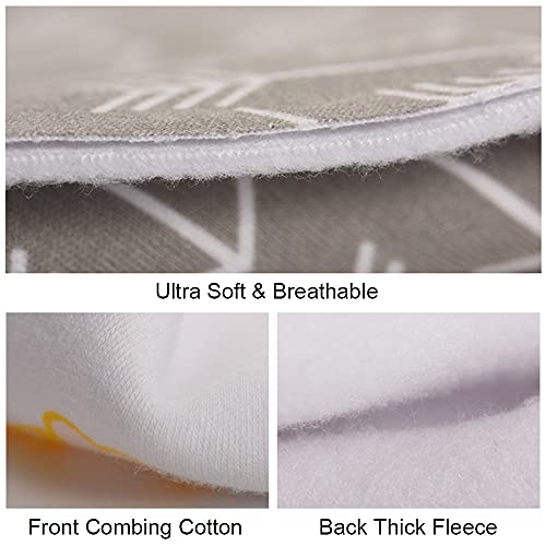 yeacher Babadores de baba de bandana de bebê 4 peças babadores de bebê para meninos e meninas unisse