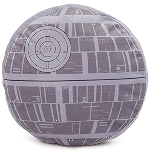 Jay Franco Star Wars Death Star Super Soft Decorative Cushion, 30 cm