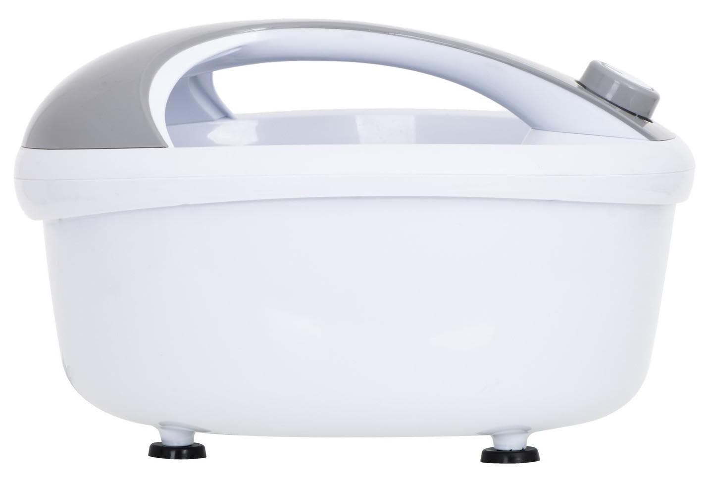 Adler AD 2177 - Massaggiatore per piedi, 450 W, con funzione riscaldante, vasca da bagno con massaggio vibrante, massaggiatore per piedi, poggiapiedi con rotelle massaggianti
