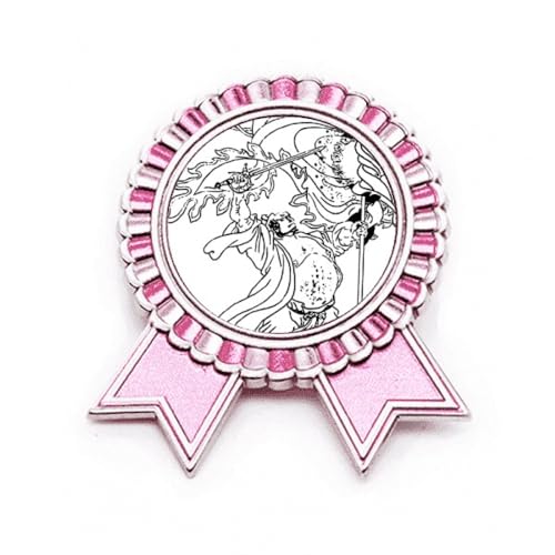 Broche Rose Winner Award Medal Masterpiece Romance Kingdoms en métal taille M