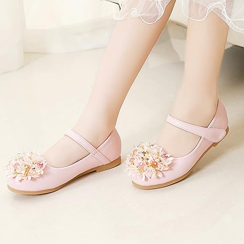 Little Girls Leatherette Ballet Ballerina Mary Jane Flat Girl School Princess Wedding Party Dress Shoes2