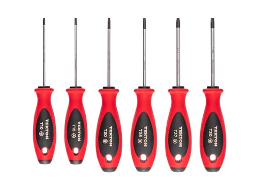 Image of TEKTON Torx Screwdriver Set - 4 Inch Shanks, 6-Piece (T10 - T30) | DWT90001