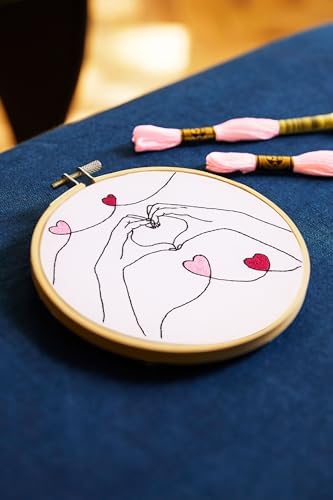 DMC Embroidery Kit Heart Hands by Jenni Davis - Easy image 3