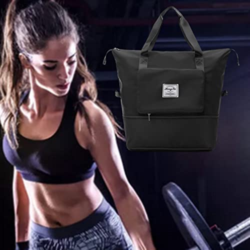 NC Bolsa dobrável de viagem de viagem impermeável multifuncional Oxford pano bolsa bolsa de mão para