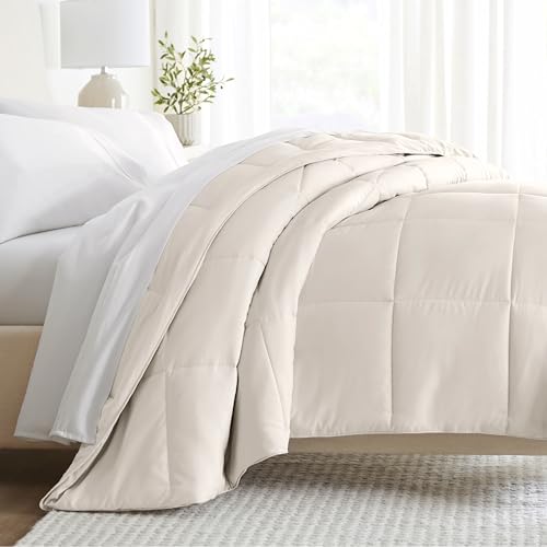 Linen Market Twin Comforter (1 Piece - Ivory) - Bring Luxury Home with Our Soft and Lightweight Down Alternative Comforters Twin Size - Can Also fit as Twin XL Comforter