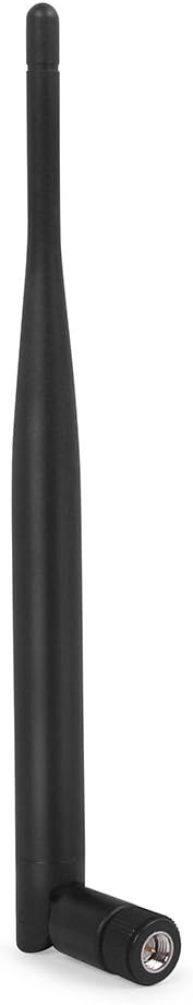 3dBi 1900MHz CDMA Antenna Indoor Black Right Angle Whip Antenna with SMA Male for Phone Signal Amplifier