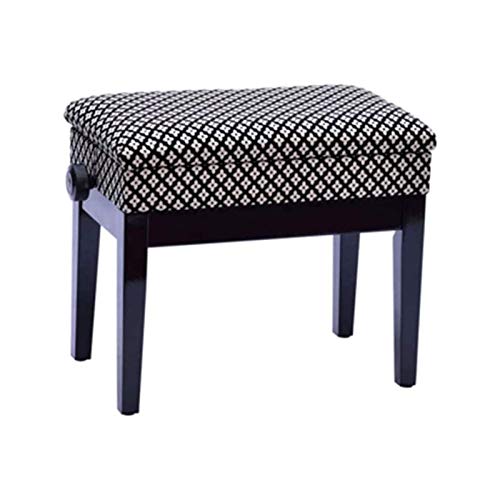 Klavierhocker Tastatur Bank Tastatur Bank mit Ablagefach Klavierbank Einzel Leinen Stoff Kunst Mit Bücherregal Heben Klavierhocker Ergonomisch