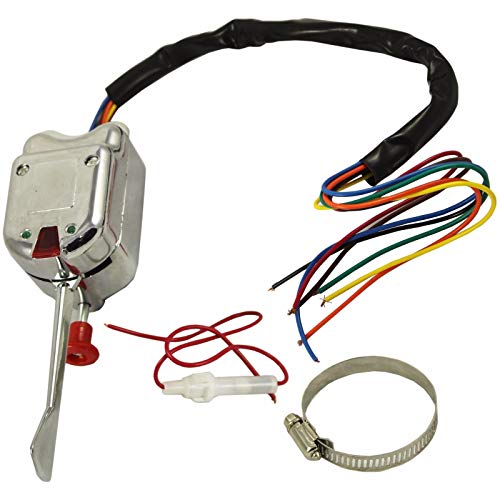 Anto 12V Universal Chrome Street Hot Rod Turn Signal Switch For Ford Gm Buick Street Rods With 3 Pin Led Turn Blinker Light Flasher Relay #TOP3
