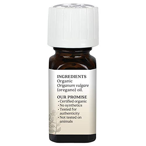 Aura Cacia Aromatherapy 100% Organic Essential Oil, Oregano - 0.25 Oz #TOP1