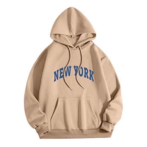 Sweat-shirt à capuche unisexe pull manches longues coton sweat sport confort