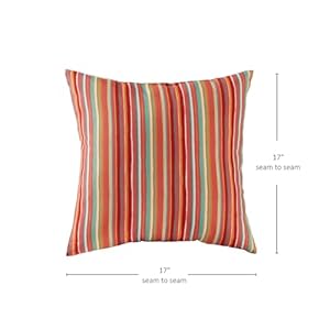 Greendalehomefashionsoutdoor17inchsquarethrowpillowsetof2coralstripe2count Urban Country Home Decor Greendale home fashions outdoor 17 inch square throw pillow set of 2 coral stripe 2 count urban country home decor