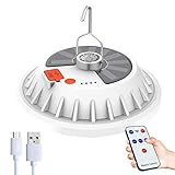 Solar- und USB-Aufladung: Diese Solar-Campingleuchte kann nicht nur mit Solarenergie aufgeladen werden, sondern auch über USB. Ihre mobile Energie oder andere Energiequellen können die Quelle dieses Lichts sein.
