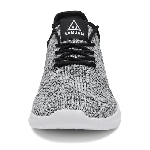 Image of VAMJAM Men's Running Shoes Ultra Lightweight Breathable Walking Shoes Non Slip Athletic Fashion Sneakers Mesh Workout Casual Sports Shoes