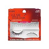KISS Halloween Eyelashes ‘Enchanted Sparkles’, 12mm, Natural Volume False Lashes with Butterfly Accents & Gem Stickers, Reusable Strip Lashes, No Damage To Natural Lashes, Vegan & Cruelty-Free
