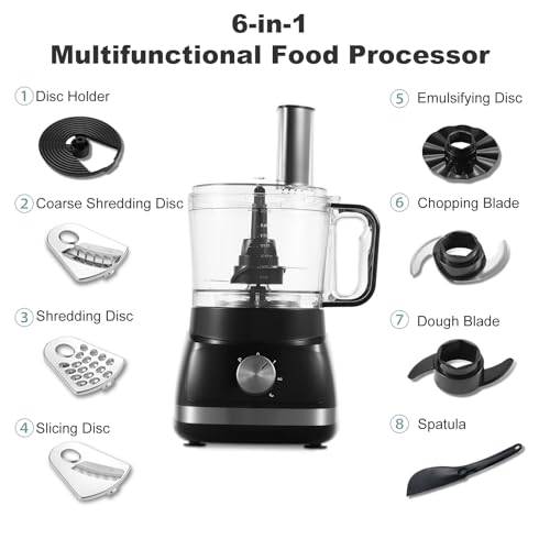 TopStrong 6-in-1 Food Processor & Blender - 800W, 2L Bowl - Image 2