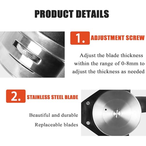 Beachtiful Electric Kebab Meat Slicer Electric Kebab Knife Meat Slicer Shaver With 2 Blades For Cutting Shawarma Doner Kebab(2 Battery 2000mAh) - Image 3