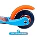 Hot Wheels Self Balancing Kick Scooter with Light Up Wheels, Extra Wide Deck, 3 Wheel Platform, Foot Activated Brake, 75 lbs Limit, Kids & Toddlers Girls or Boys, for Ages 3 and Up