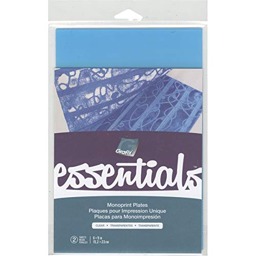 Grafix Essentials Monoprint Plate, Multicolore, 6