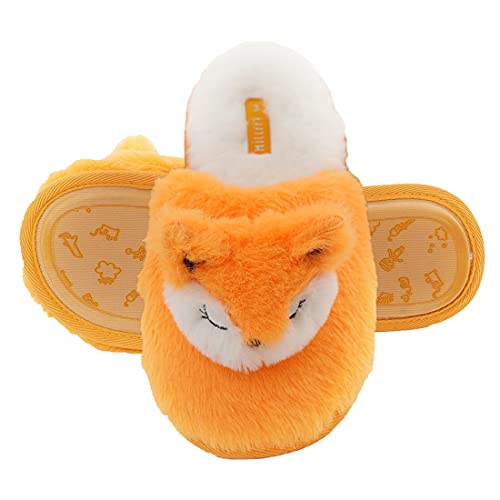 Image of Millffy Women Cute Plush Animal Unicorn Slippers Bunny Rabbit Shoes Indoor Home Bedroom Slippers