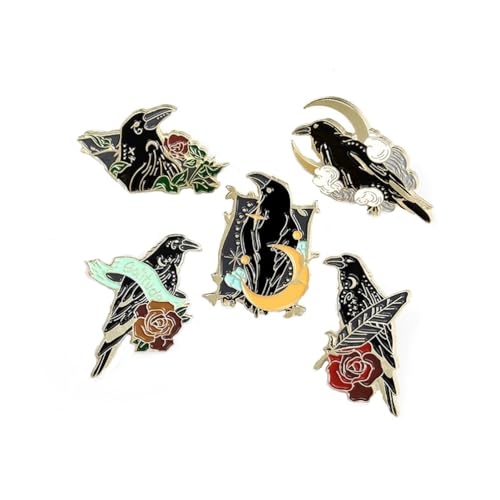 Image of Game LAD Sylus Crow Cosplay Badge Necklace Alloy Red Gem Brooch Lapel Pins Jewelry Bag Costume Accessories Prop Gifts