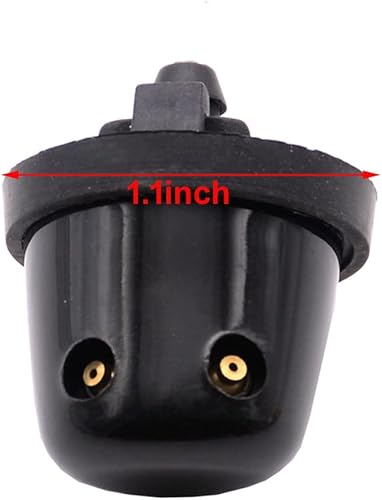 Miniatura 6 de Conjunto de boquilla para limpiaparabrisas trasero compatible con Nissan Pathfinder 1996-2012 Xterra 2000-2015 28970-0W000