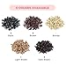 Vlasy Micro Rings Links Beads,3.4mm Microlink Beads Non-Silicone Copper Tubes Microbead for Hair Feathers,I-Tip Hair Extensions (1000Pcs, Dark Brown)