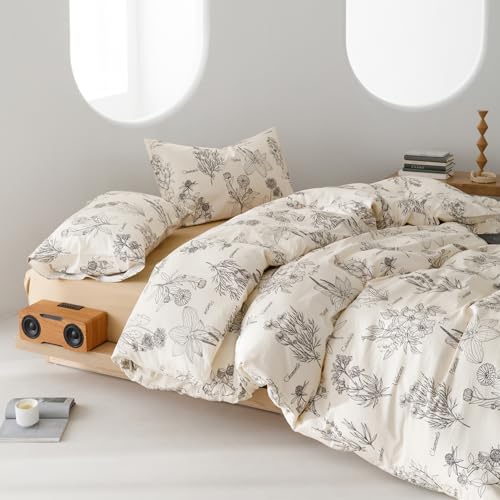 Housse de couette 100% coton certifié motif floral - 4