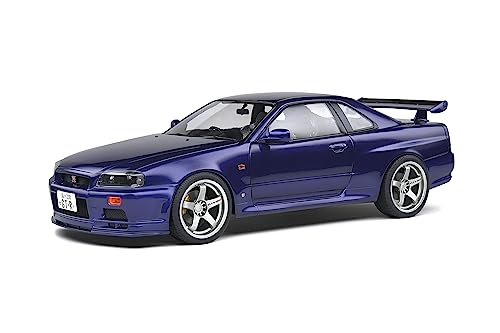 Preisvergleich Produktbild Solido Modellfahrzeug 1:18 Nissan R34 GTR violett