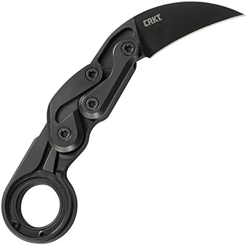CRKT Provoke Kinematic EDC Folding Pocket Knife: Morphing Karambit, D2 Blade Steel, Kinematic Pivot Action, Integrated Safety Lock, Low Profile Pocket Clip 4040