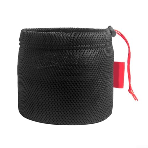 Bolsa de malla transpirable esencial para exteriores para almacenar de forma segura tu equipo de cocina mientras viajas (19 x 20 cm)