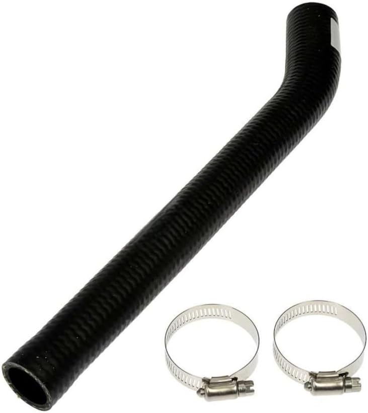 KarParts360 For Chevy Silverado 3500/2500 HD/1500 2007 08 09 10 2011 Fuel Filler Neck Hose | Rubber | Black | 150 Degree Angle | 31.5MM End 1 Inside Diameter | Replacement For 15944407, 22951224