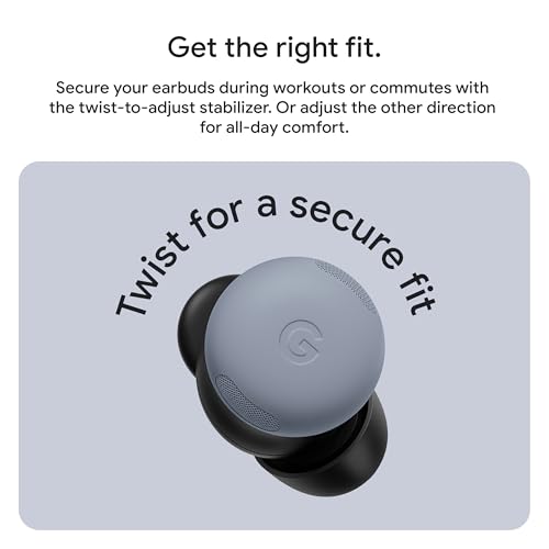 Image of Google Pixel Buds Pro 2 - Wireless Bluetooth Earbuds - Moonstone