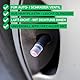 Ventilkappen aus Hartplastik, 10 Stück, in Transparent, für Autoreifen mit Schrader Ventil, O-Dichtung, Auto Schutzkappen, Reifenventil Abdeckung KFZ, Luftventilkappe PKW, Car Valve Caps, Ventilschutz