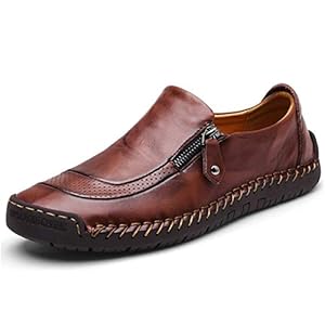 Moodeng Mocassini Uomo Pelle Estivi Classic Scarpe Loafers Slip On Scarpe da Guida Scarpe da Barca
