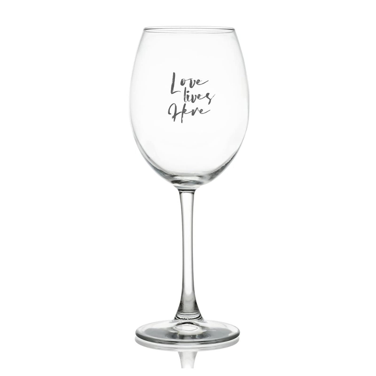 Verre à vin rouge en cristal gravé 500ml pour une dégustation élégante