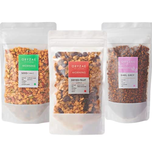 米麹グラノーラ オリゼモーニング 3種セット グラノーラ シリアル オートミール 糖質オフ 無添加 グルテンフリー 砂糖不使用