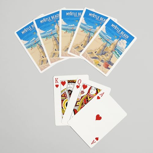 Baraja de Poker Myrtle Beach 52 Cartas Tamaño Poker miniatura 7