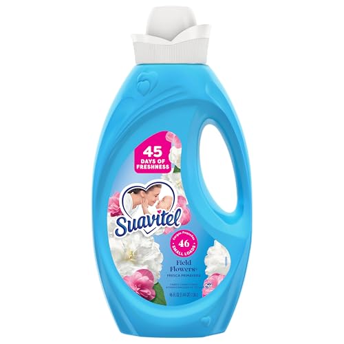 Suavitel Fabric Conditioner, Fabric Softener, 45 Days of Freshness, HE Compatible, 46 Small Loads, Field Flowers Scent, 46 fl oz by Suavitel - Image 7