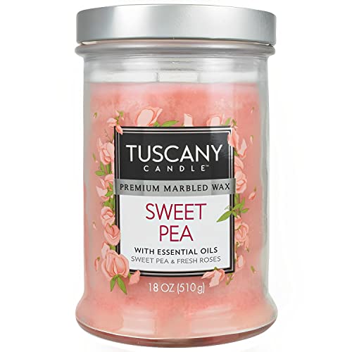 Langley Empire Candle Tuscany, Mottled, Bronze Lid, 18-Ounce, Sweet Pea #TOP9