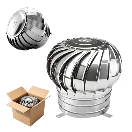Ventilación de techo eólica con extractor de 12 pulgadas resistente a lluvia 2
