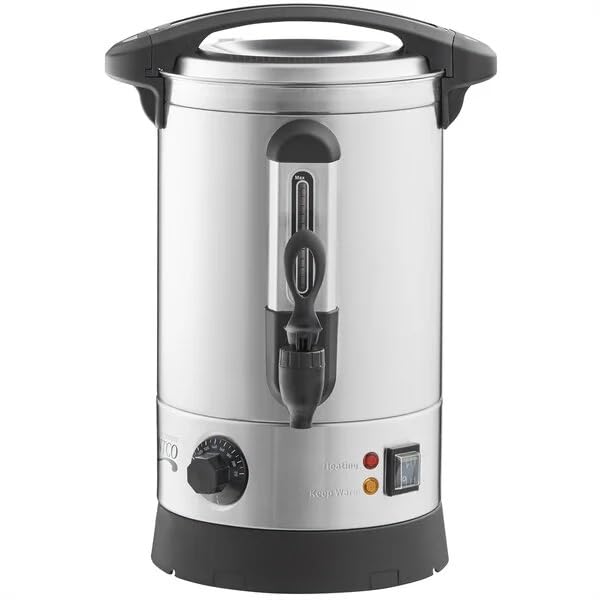 WB8L 2.1 Gallon 54 cup (8 Liter) Water Boiler - 120V, 1300W, Large, Silver