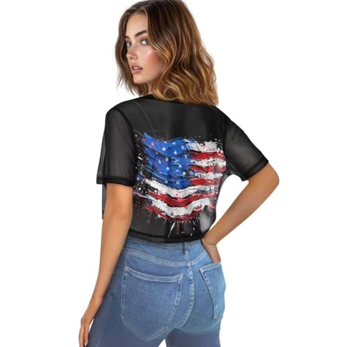 Image of Women's Shrug Short Sleeve Bolero Open Front Knit Party Tulle Cardigan Cropped Cardigan Shoulder Cover Up